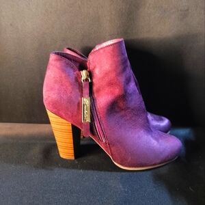 Women's Purple Breckles Booties (Size 6.5)